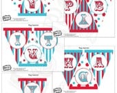 Circus, Party Banner - Digital File - 5 Color Options Il_170x135