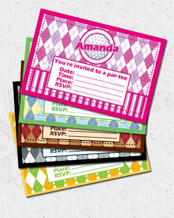 Golf Par-Tee Invitation Il_570xn