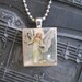 Vintage Angel Scrabble tile necklace
