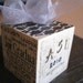 Custom Black and White Photo Block Graduation Ornament or Door Hanger
