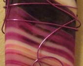 Wire Wrapped Bandaid Shaped Pendant--Free Shipping in U.S.