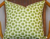 Robert Allen 18" Cats Cradle Pillow Cover (Grass)