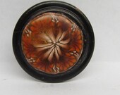 Polymer Clay Cabinet Knob or Pull  Venetian Bronze