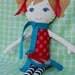 Custom Handmade Cloth Doll Heirloom "Gigi Like Me" Doll