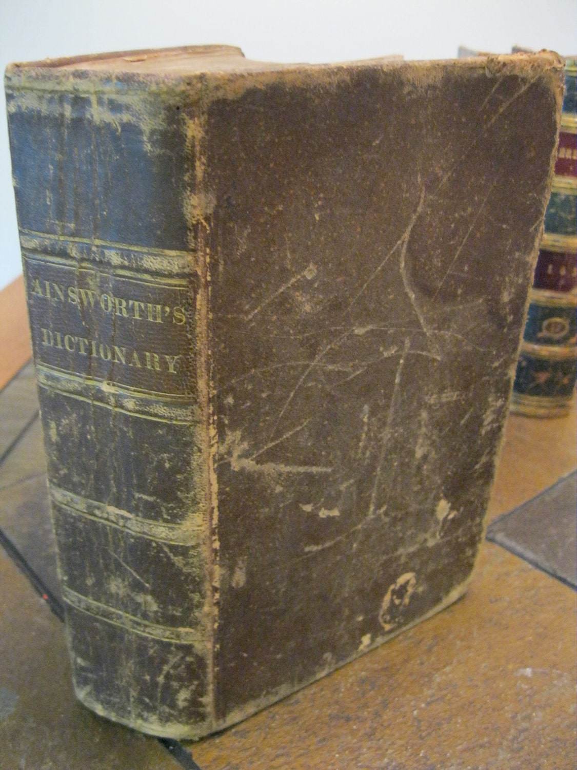 Ainsworth's Dictionary in English and Latin - 1850s