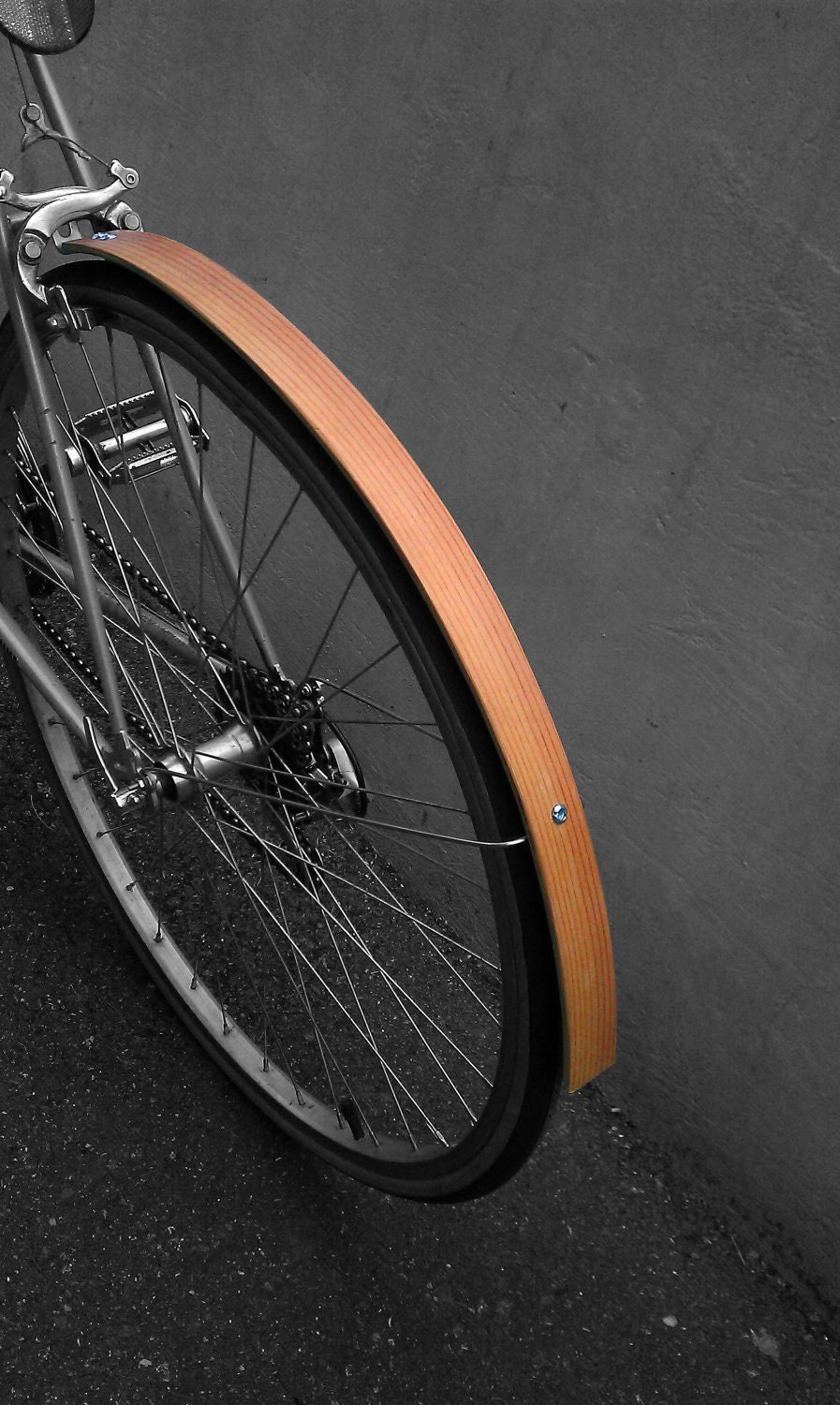 RE-cycle   Reclaimed Wood Bike Fender