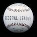 Federal League baseball 1914-1915. Hand made baseball.
