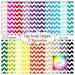 Chevron Digital Scrapbook Papers, Scrapbooking, Card Making, Web pages, Backgrounds, Instant Download