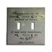 Turn On The Light DOUBLE - Wizard Inspired Switch Plate (Updated Design)