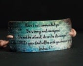Beach Inspired Joshua 1:9 Scripture Bracelet