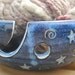 Ceramic Sgraffito Yarn Bowl (Knitting Bowl) for a Single Skein
