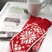 KRISTINA Mittens in Traditional Scandinavian Snowflake Pattern