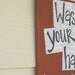 wash your hands and say your prayers wood sign