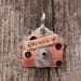 Pet Tag Dog Tag ID Artisan Charm Doghouse Name Copper Bronze Silver Custom Circle Rivets Stamped Keychain Pendant Pet Lover
