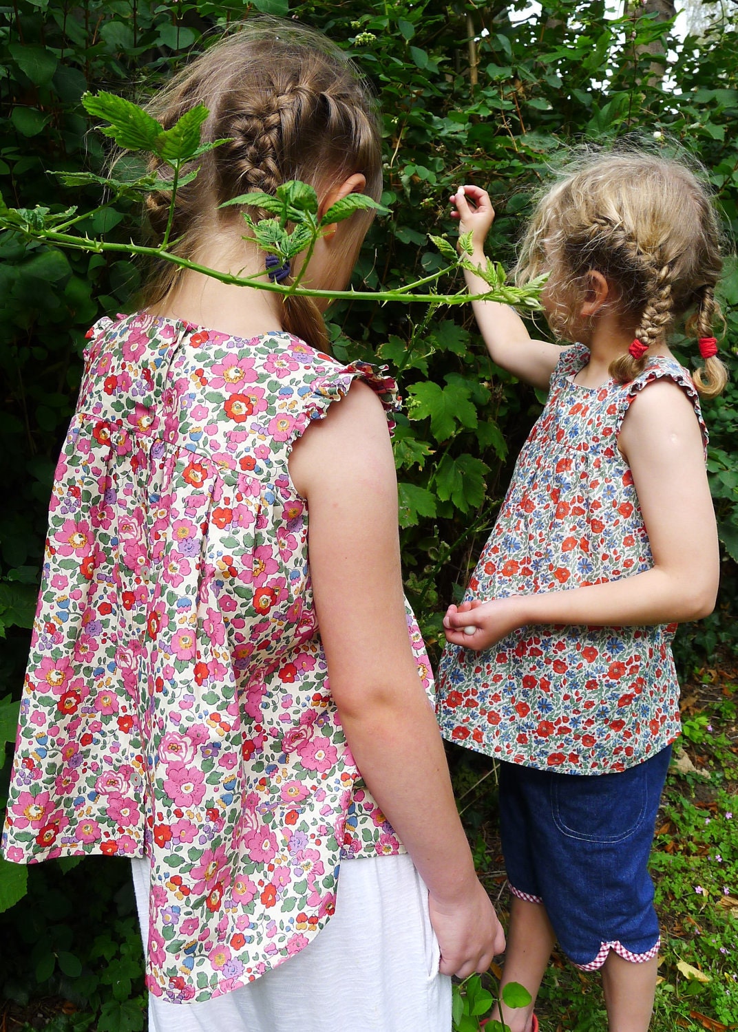 Girl's Liberty Print Blouse/ Top