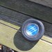 Goodyear Tire and Rubber Tractor Trailer tire ashtray with glass insert
