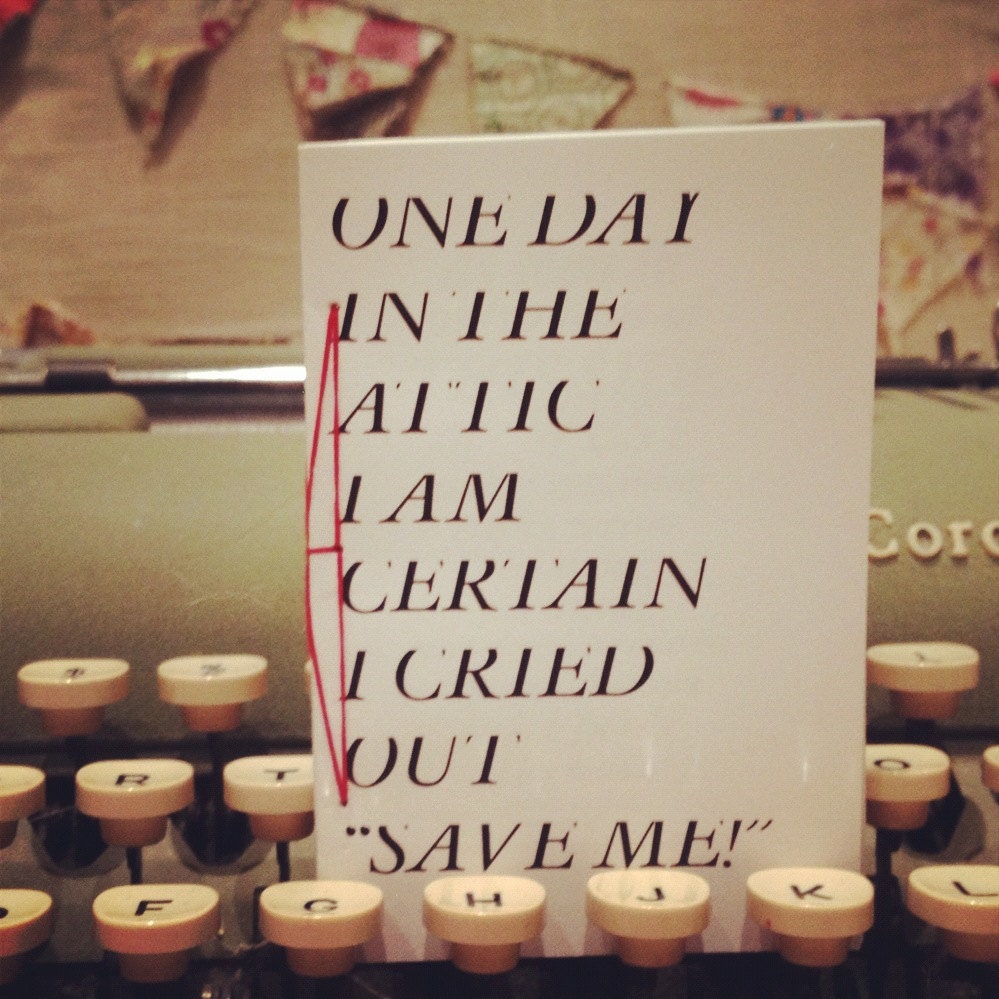 One Day In the Attic... litzine