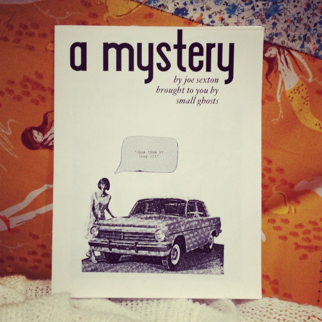 A MYSTERY collage zine