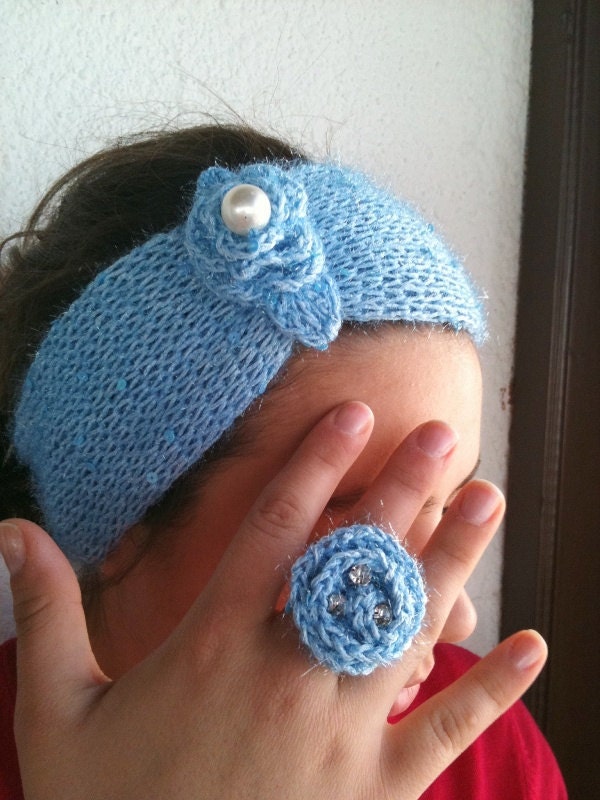 Trio accessory set headband barette ring