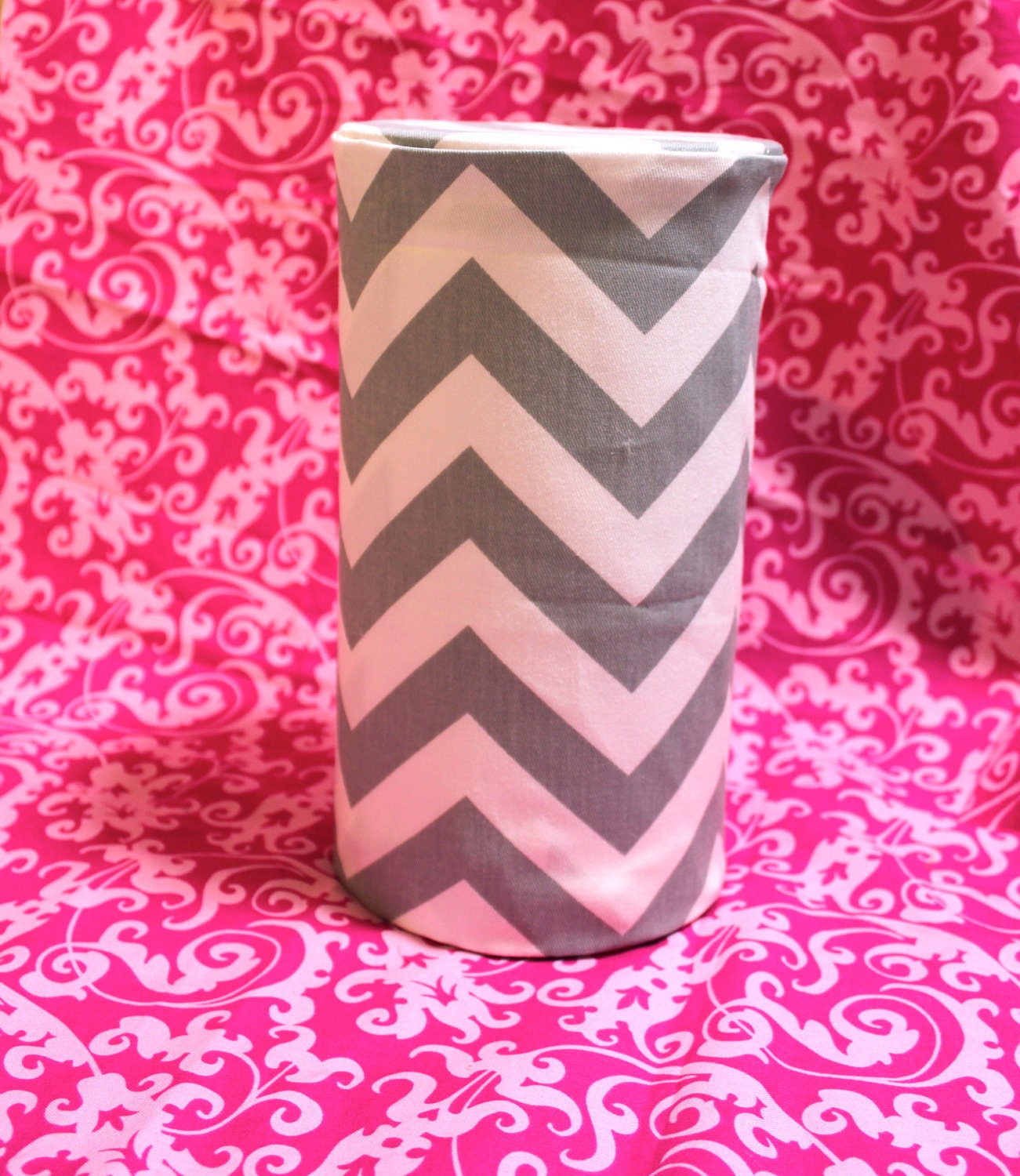 HEADBAND HOLDER- Grey CHEVRON