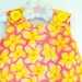 Organic Cotton Knit - Infant Dress - Hand Painted Designs - Baptism Dress - Floral Dress - Newborn Dress - Infant Dress - 3M to 3T