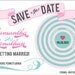 DIY Printable SCRATCH OFF Save the Date - Lovely Little Party - you choose color