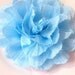 ON SALE Blue Flower Headband, Baby Girl Headbands, Big Flower Headband, Newborn Headband, Infant Girl Headband, Baby Girl Hair Accessories