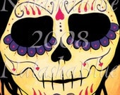 Day of the Dead Emma Sugar Skull Skeleton print
