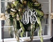 Medium (14") Wooden Monogram-Ready to Paint-Perfect for Spring Wreaths and more