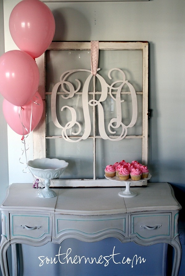 Large (18") Wooden Monogram-Ready to Paint-Monogram your Home