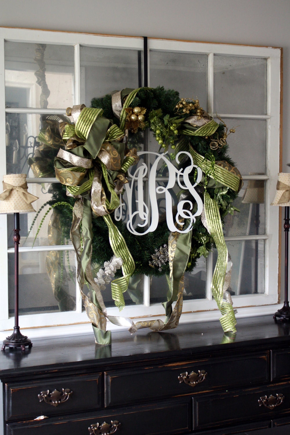 Medium (14") Wooden Monogram-Ready to Paint-Perfect for Spring Wreaths and more