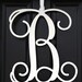 Double Doors-Two Large (20 inch) Wooden Monograms-Ready to Paint-Single Letter