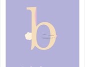 B is for Bunny - 8x10 PRINT