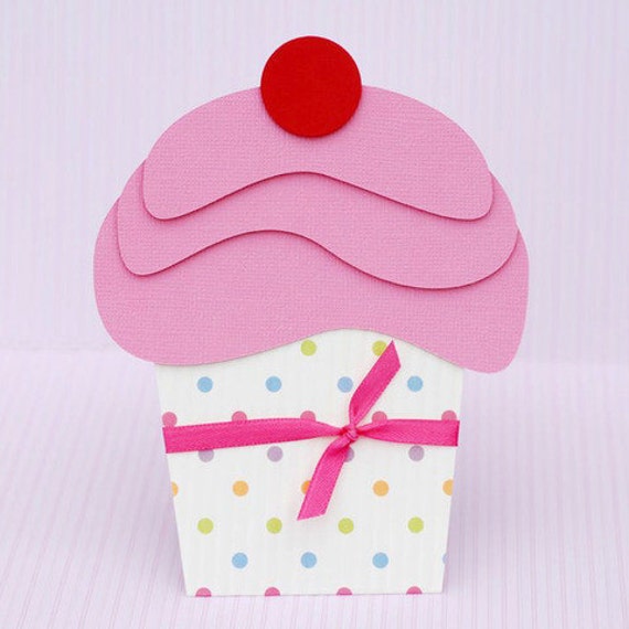 Custom Cupcake Birthday Invitations-Set of 20 Il_570xn