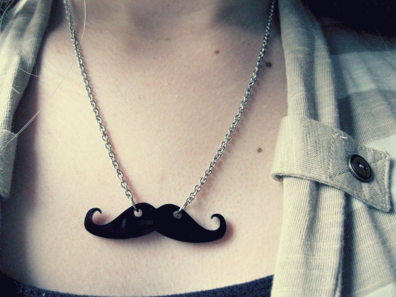 Mr. Mustache Necklace