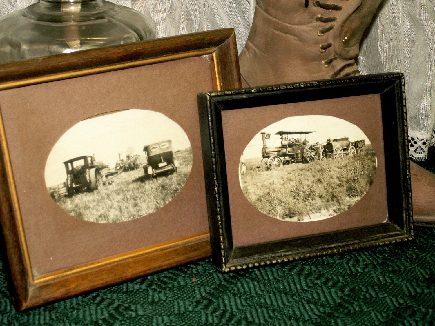 Antique VTG Photos of 1900s Midwest Farm equipment