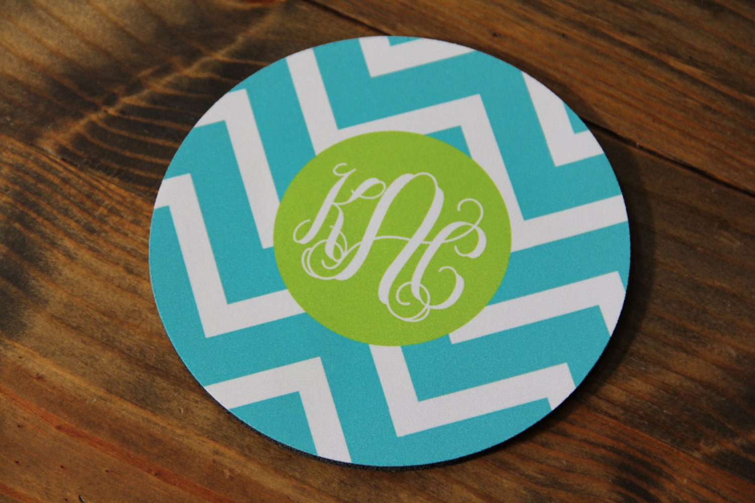 Personalized Monogrammed Mouse Pad - Many Colors and Designs Available