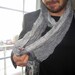 Plaid-gray scarf Man fashion-mad-small checks mens scarf-scarves for men Istanbul Turkey Turkish