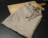 Two Linen Bread Bags