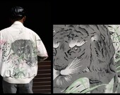 Men's Jacket Vintage Asian Tiger
