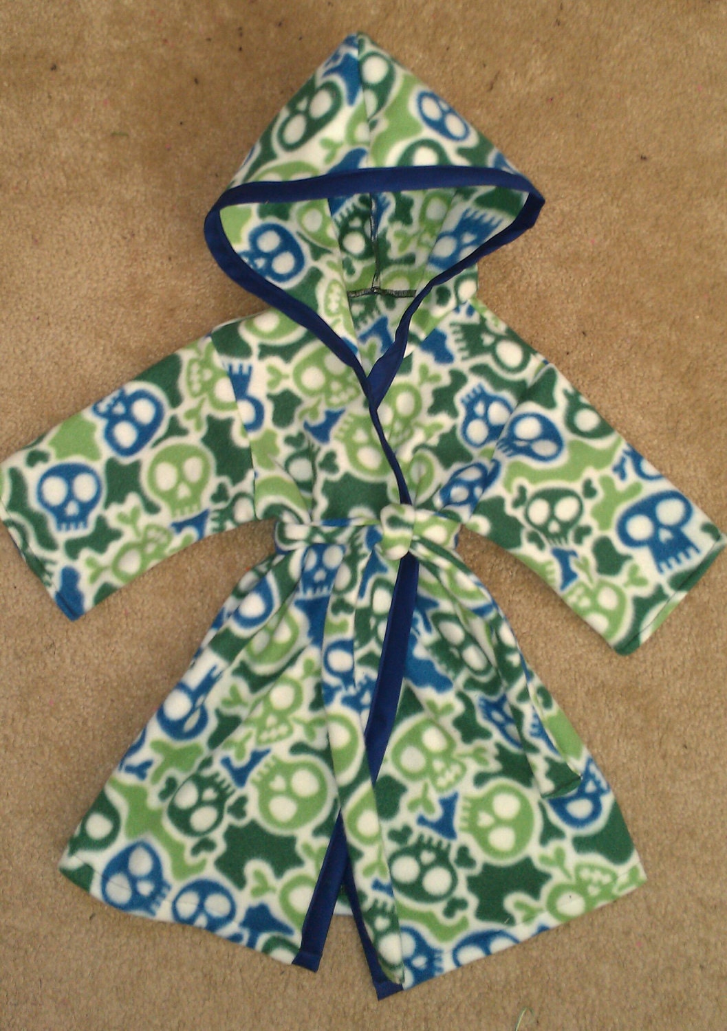 Toddler/Children's Fleece Bath/Lounge/Bedtime Robe with Hood