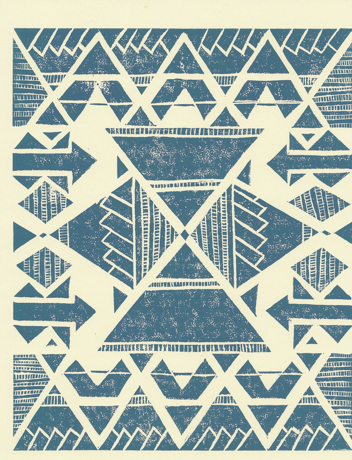 Lokahi Cream/Blue Print