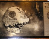 Star Wars Death Star II Limited Edition Geekograph Metal Art