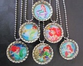 Special Order / Ariel  Bottle Cap Party favors (22)