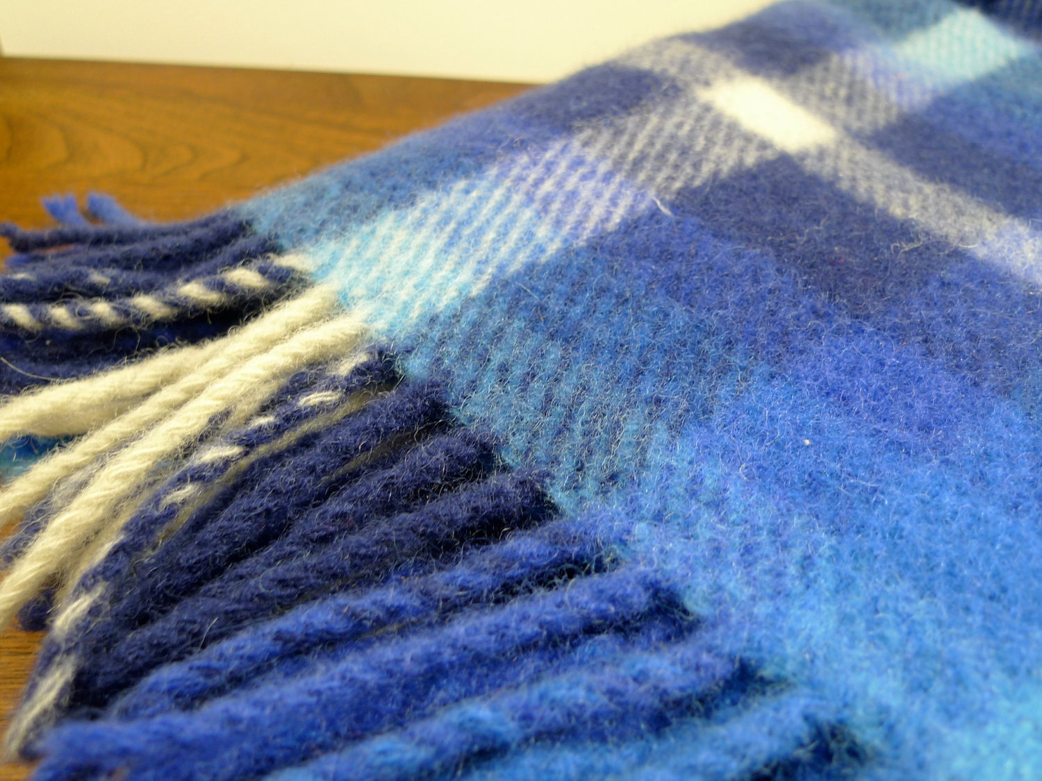 Onkaparinga Australia Wool Blanket in Vibrant by runthemilldesigns