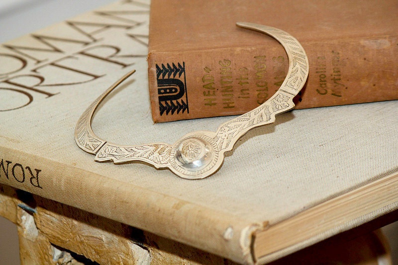 Vintage Silver-tone Collar Necklace