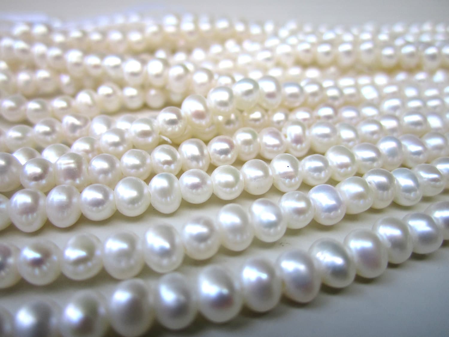 ON SALE AA Freshwater Pearl Strand White By GemstoneUniverse