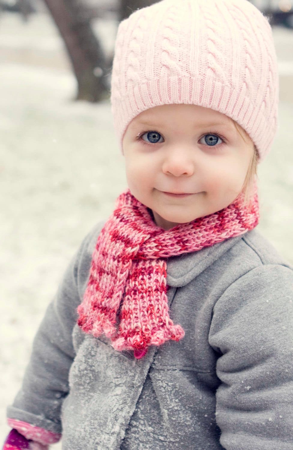 Little Bobble Scarf child's scarf knitting pattern by ...