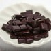 Brown Czech Square Tile Beads 8mm (25) Pressed Opaque Dark Red Chocolate Flat Glass