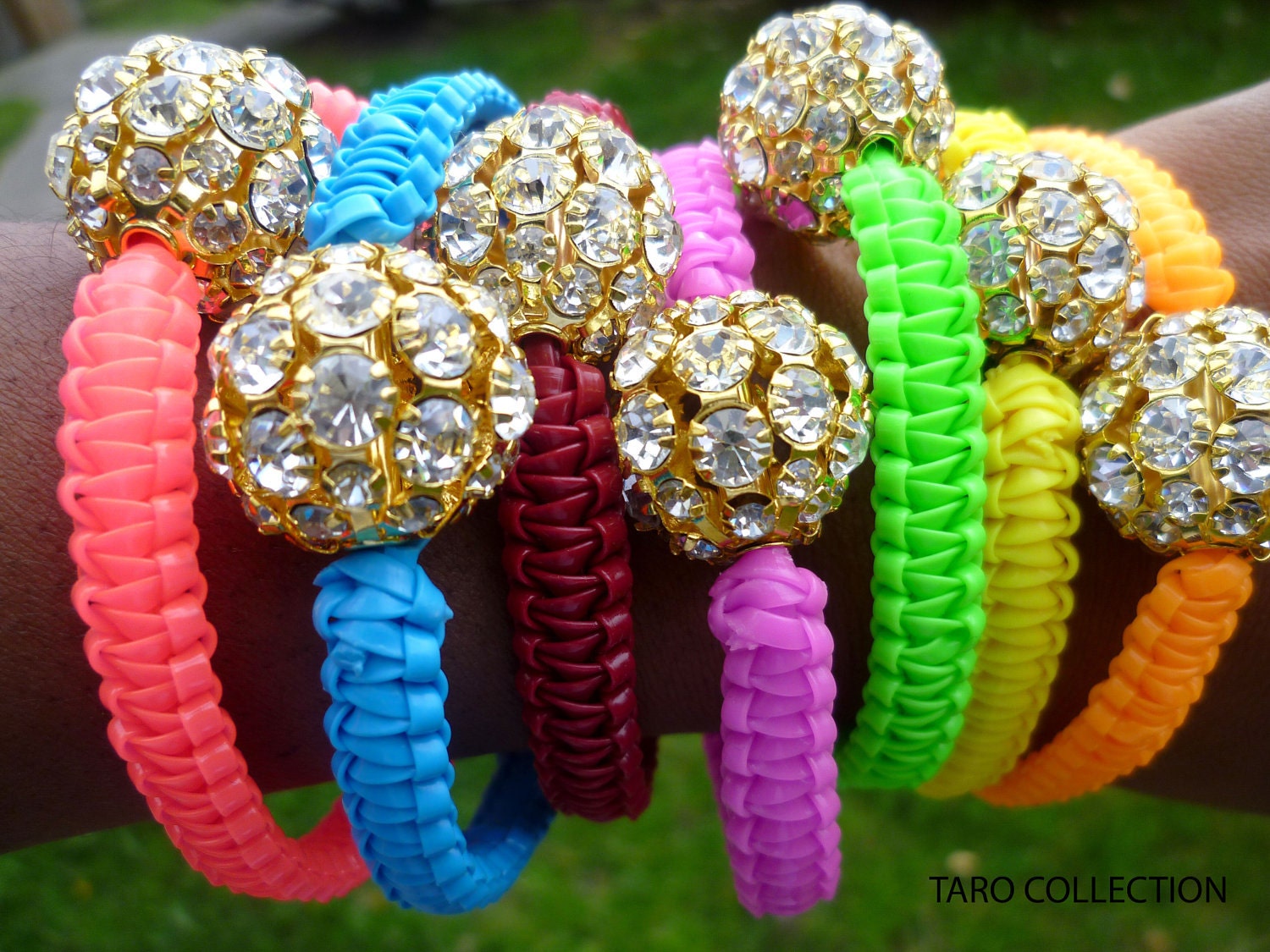 Arm Candys: Taro Collection Neon Bracelets
